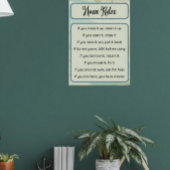 Reglement van het Parlement Poster