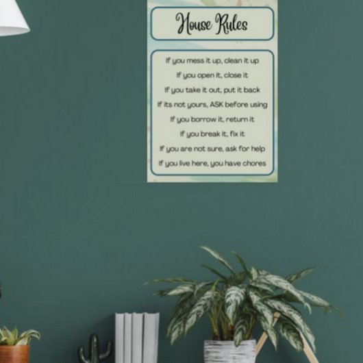 Reglement van het Parlement Poster