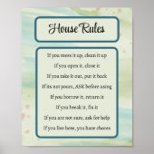 Reglement van het Parlement Poster (Voorkant)