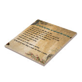 Reglement van ons Parlement Tegeltje (Zijkant)