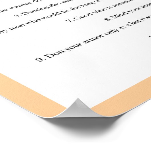 Reglement van St. Robert Poster (Hoek)