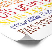 Reglements de Classe Poster (Hoek)