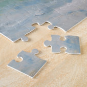 Regnvaer Etretat van Claude Monet Legpuzzel (Zijkant)