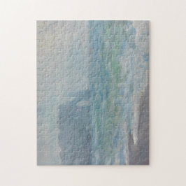Regnvaer Etretat van Claude Monet Legpuzzel