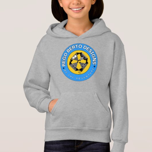 Rego Berto Design Logo Hooded Sweatshirt (Voorkant)