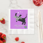 Rego Berto, "Rek elke dag, bereik de sterren" Servet (Insitu)