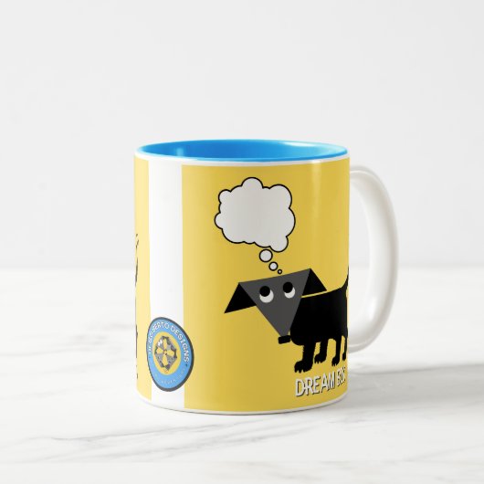 Rego Berto's "Dream Big" mok (Voorkant rechts)