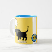 Rego Berto's "Dream Big" mok (Voorkant links)