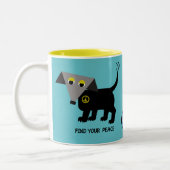 Rego Berto's "Vind je Vrede" tweetalige mok (Links)