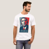 Regres geen vooruitgang t-shirt (Voorkant volledig)