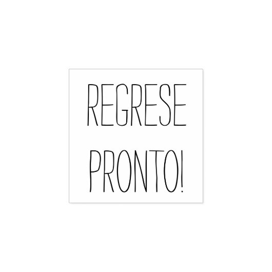 regrese pronto rubberstempel (Afrduk)