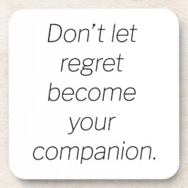 Regret Hard Plastic Onderzetter