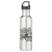 Regret Niets Citaat Waterfles (Voorkant)