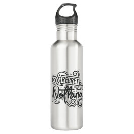 Regret Niets Citaat Waterfles