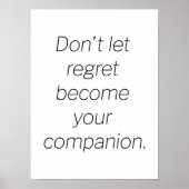 Regret Poster (Voorkant)