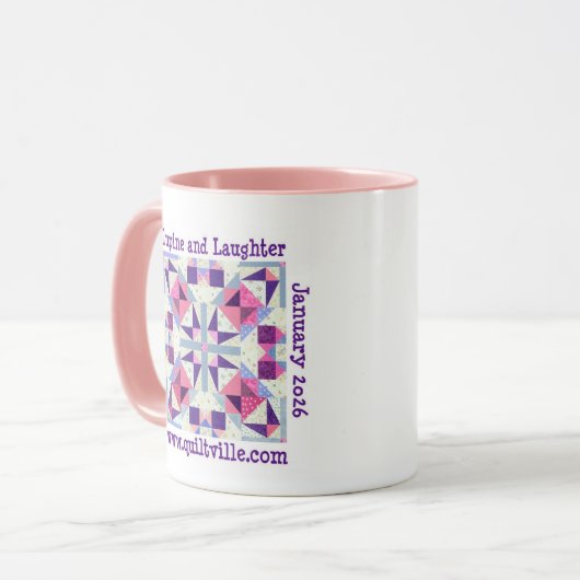 Regular mug for Lupine and Laughter  Mok (Voorkant links)