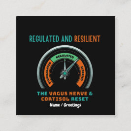 Regulated and Resilient Vagus Nerve Cortisol Reset Vierkante Visitekaartje