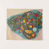 Regulated Heap, 1938 by Wassily Kandinsky Wandkleed (Voorkant (horizontaal))