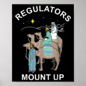 Regulator Mount Cute Up Christmas Three Kings Rein Poster (Voorkant)