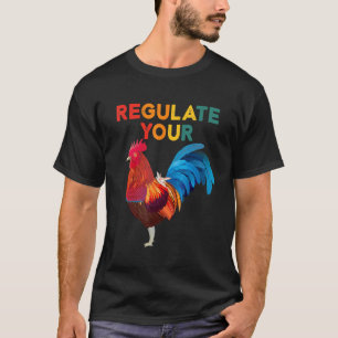 Reguleer de  Pro-keuze van uw Rooster Retro T-shirt
