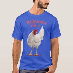 Reguleer je Rooster Funny Retro vrouwen T-shirt