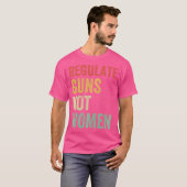 Reguleer Pistolen niet vrouwen T-shirt (Voorkant volledig)