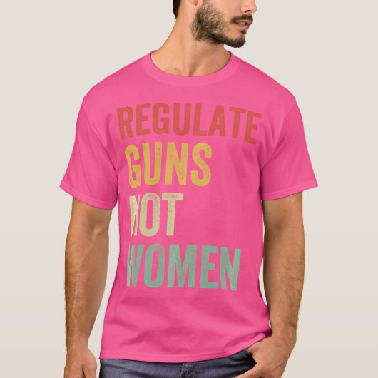 Reguleer Pistolen niet vrouwen T-shirt (Voorkant)