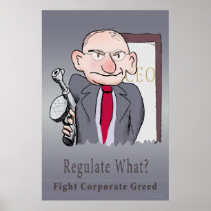 Reguleer wat? CEO-Poster Poster