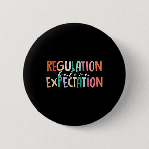 Regulering voor Verwachting Autisme Speciaal Onder Ronde Button 5,7 Cm