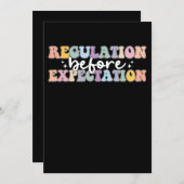 Regulering voor verwachting Groovy Kaart (Voorkant / Achterkant)