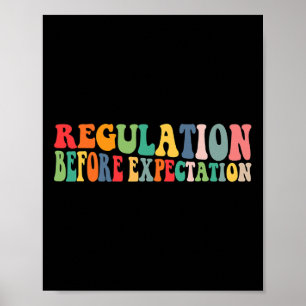 Regulering vóór verwachting Occupational Therapy Poster