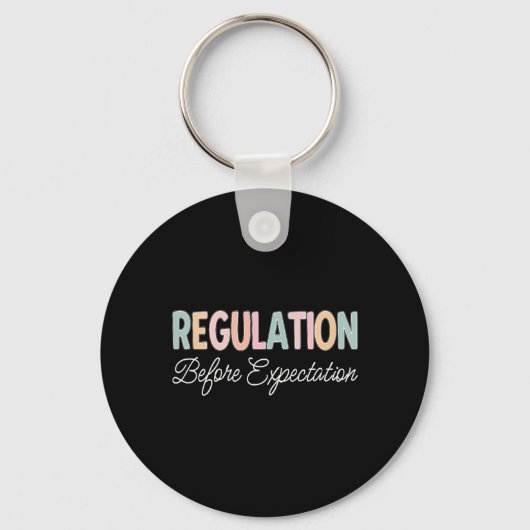 Regulering voor Verwachting Sleutelhanger (Voorkant)