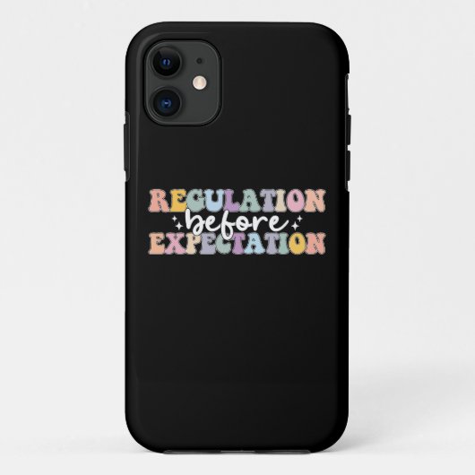 Regulering voor verwachtingsvolle Groovy Case-Mate iPhone Case (Achterkant)