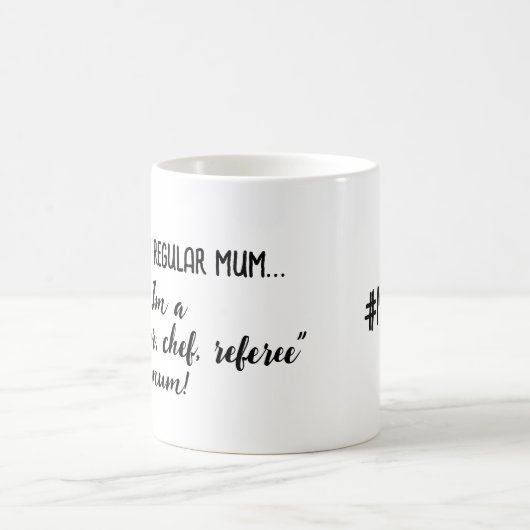 Reguliere moeder grappig bezig mam Moederdag cadea Koffiemok (Center)