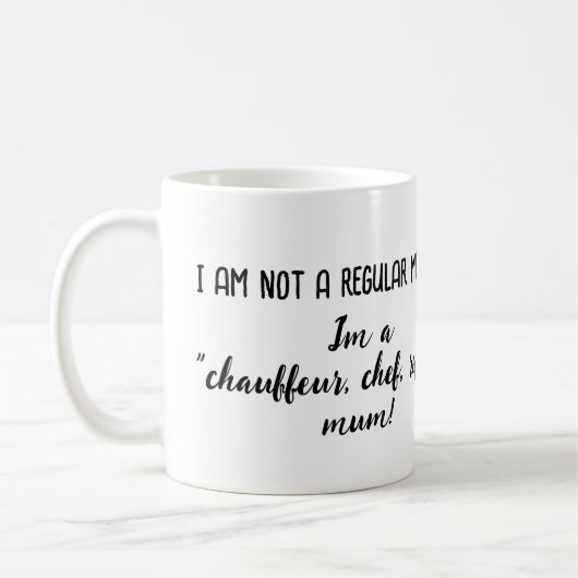 Reguliere moeder grappig bezig mam Moederdag cadea Koffiemok (Links)