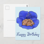 Reh in Blüte Briefkaart (Voorkant / Achterkant)