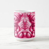 Reh und Bärchen Weihnachten Christmas Magenta Koffiemok (Center)