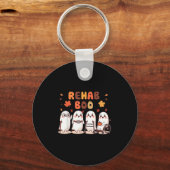 Rehab Boo Halloween Fun Ghost Physical Therapy Ot  Sleutelhanger (Voorkant)
