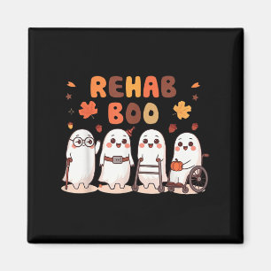 Rehab Boo Halloween Plezier Geest Fysieke Therapie Magneet