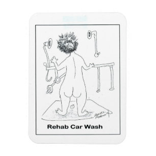 Rehab Car Wash Magneet