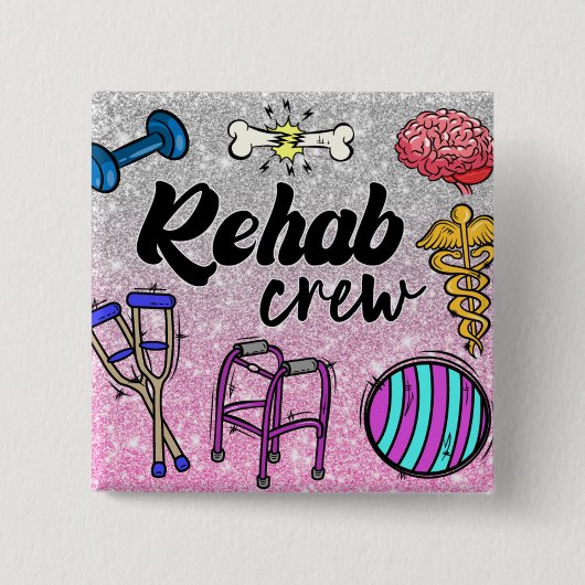 Rehab Crew Button (Voorkant)