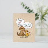 Rehab & Detox Cartoon: Herstel veilige geneesmidde Briefkaart (Staand voorkant)