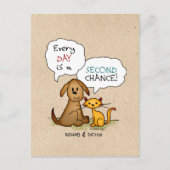 Rehab & Detox Cartoon: Herstel veilige geneesmidde Briefkaart (Voorkant)