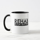 Rehab is voor Kuitters Mok (Links)