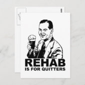 Rehab is voor Quitters Briefkaart (Voorkant / Achterkant)