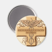 Rehab Nurse Caduceus Magneet (Voorkant / Achterkant)