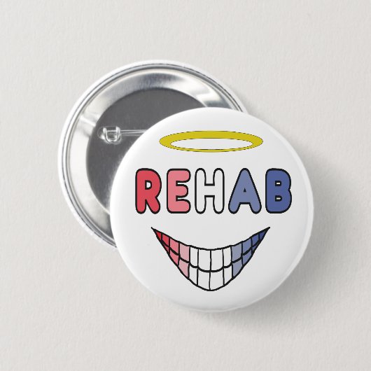 Rehab Ronde Button 5,7 Cm (Voorkant /achterkant)