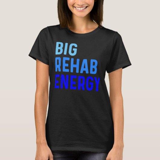 Rehab Team Shirten PT Maand OT SLP Therapeut Big R T-shirt (Voorkant)