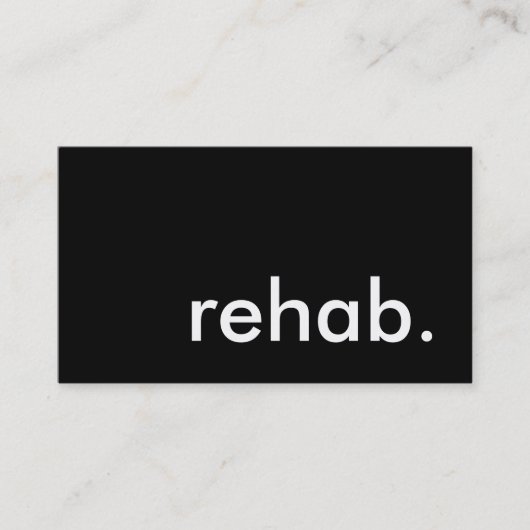 rehab. visitekaartje (Voorkant)