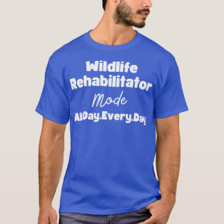 Rehabilitator in het wild t-shirt